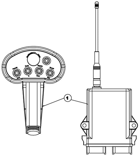 Stellar 5-Function Hetronic Radio System Yellow