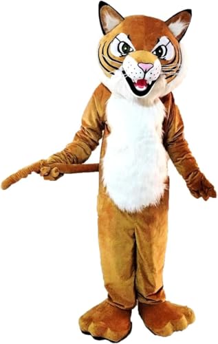 FurryWu Studio Professional Tiger Boy Mascot Costume Brown
