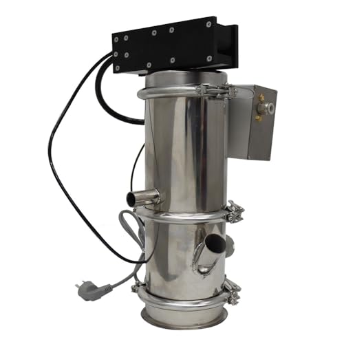 HayWHNKN Pneumatic Vacuum Feeding Machine with 4 Stainless Steel Filters 220V
