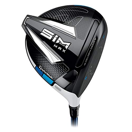 TaylorMade SIM MAX Women's Driver Aldila NV 45 Shaft 12.0 Degree Loft Right Hand Ladies Flex Black Titanium Blue