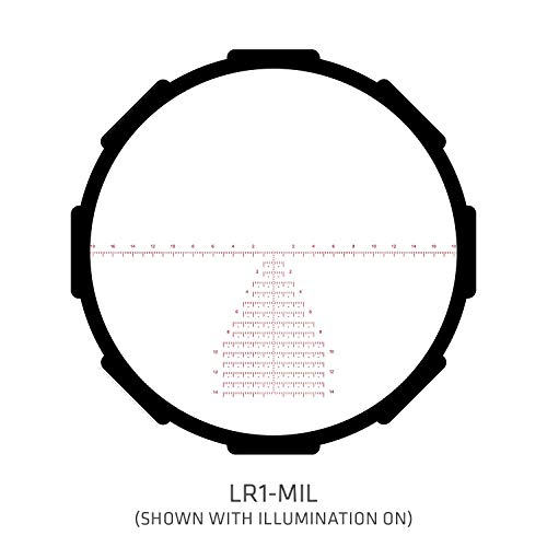 Crimson Trace Tactical Riflescope 4-20x50mm MIL/FFP with Illuminated Reticle Black