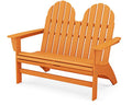 Polywood Vineyard Bench Tangerine
