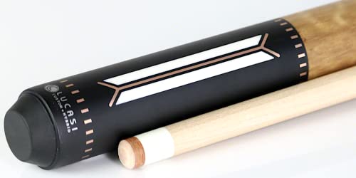 LUCASI LUX58 Billiards Pool Cue Stick Black & Rose Gold
