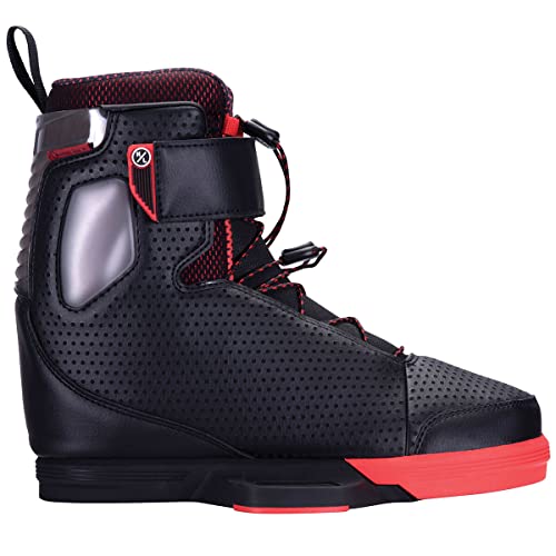 Hyperlite Riot Mens Wakeboard Bindings Black/Red Men's 13-14