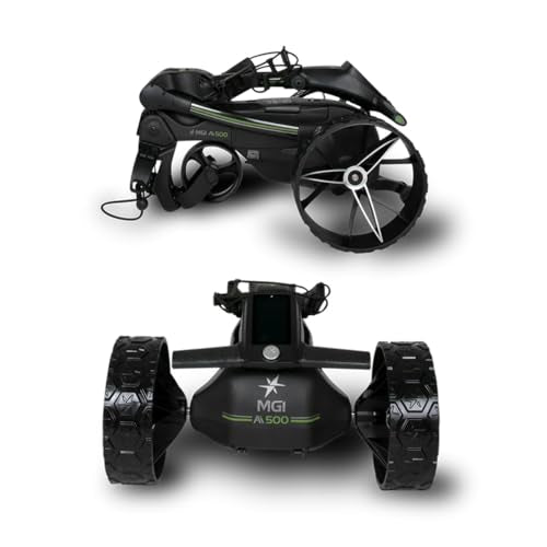Certified Brands MGI Ai 500 GPS Electric Golf Push Cart with Bluetooth Notifications