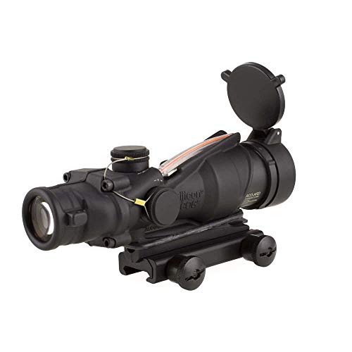 Trijicon ACOG 4x32 BAC Rifle Optic with Red Chevron Reticle Red
