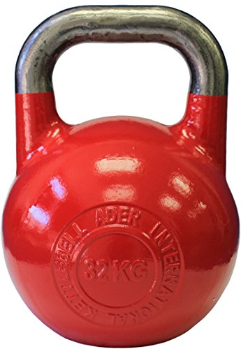 Ader Sporting Goods Ader Pro-grade Int'l Kettlebells Set 14pcs with DVD - 7 Pairs (8-32kg) X2 Rainbow