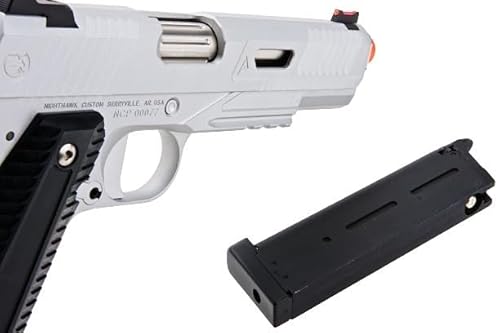 RWA Nighthawk Custom Agent 2 Green Gas Airsoft Pistol Cerakote Silver