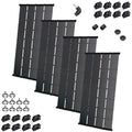 Fenix Pool Solar Sun Value Solar Pool Heater DIY Kit Black