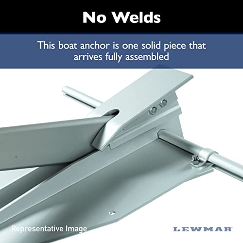 Lewmar LFX Aluminum Fluke Anchor Kit 10 lbs. for Boats up to 39' Silver
