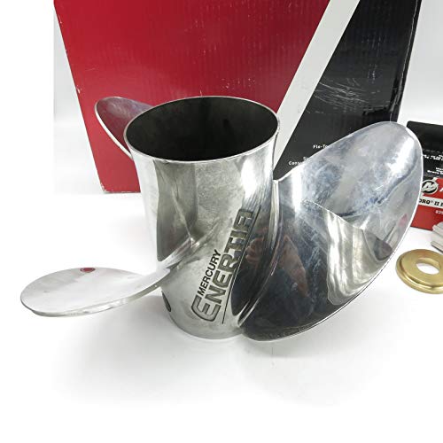 Quicksilver Mercury Marine Enertia 3-Blade Stainless Steel Propeller 14-5/8 x 17 Pitch