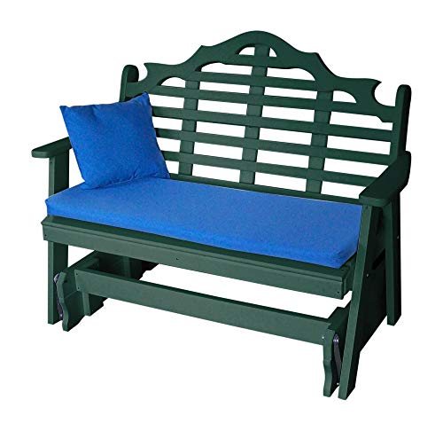 A & L Furniture Co. Marlboro Recycled Plastic 5ft Glider Chair