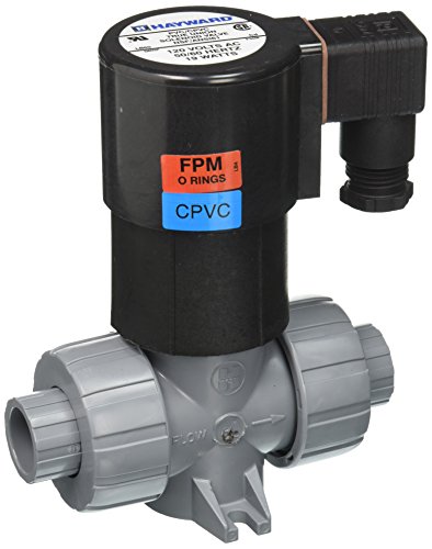 Hayward SV20050STV 1/2-Inch CPVC NPD Design True Union Solenoid Valves