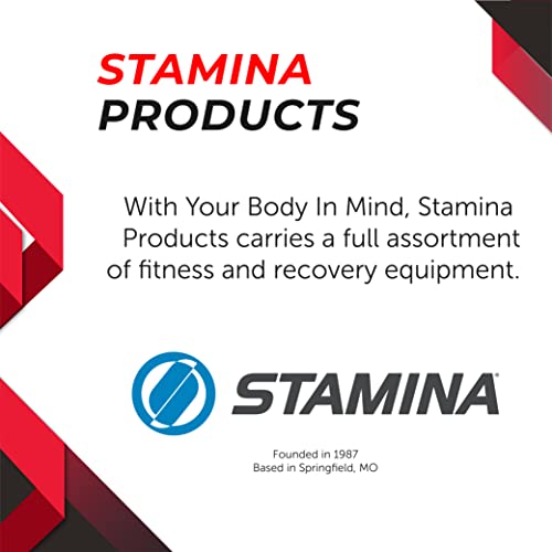 Stamina X AMRAP Rower Machine with Smart Workout App - Foldable Rowing Machine, Black, Red