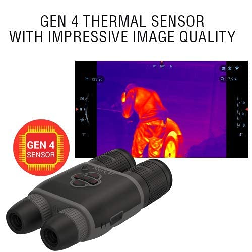 theOpticGuru ATN BinoX 4T Thermal Binocular with Laser Range Finder Black