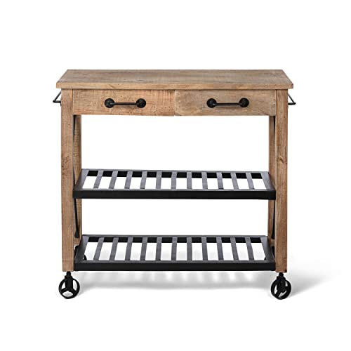 Park Hill Collection Garden Potting Cart Natural