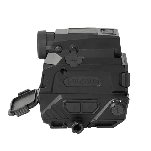 HOLOSUN DRS-NV Digital Rifle Sight with Night Vision, Red Dot Sight, 2 MOA Dot & 65 MOA Circle Reticle Black