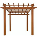 Vita Lakewood 6.5' x 6.5' Composite Pergola Cedar