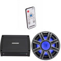 KICKER 10-Inch Premium Marine Subwoofer & 48KXMA4002 Marine Amp Bundle