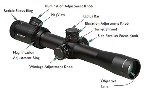 Vortex Viper PST Gen I 6-24x50 SFP Riflescope EBR-1 MOA Reticle Black Matte