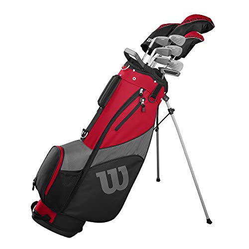 Wilson Golf Profile SGI Men's Complete Golf Set - Regular, Right Hand, Red/Grey/Black