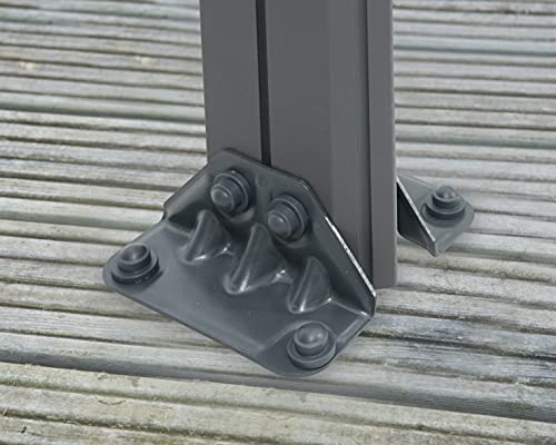 Palram Canopia Monaco 15x13 Hexagon Gazebo Gray