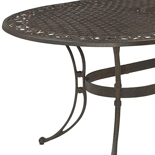 Homestyles 7 Piece Outdoor Dining Set Bronze