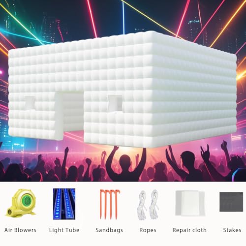 Younghome LED Inflatable Nightclub Tent White