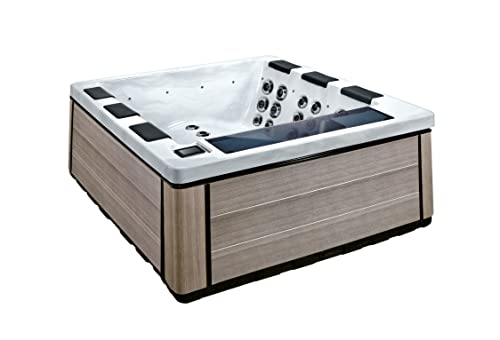 Comfort Hot Tubs 6 Person Luxury Outdoor Portable Spa 44 Jets