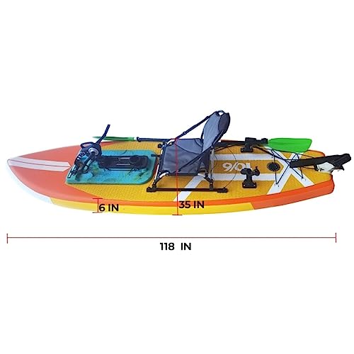 Wesky Inflatable Stirrup SUP Board Enhanced Model Yellow