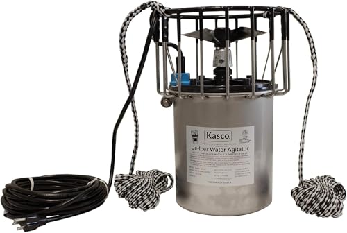 Kasco 3/4 HP Lake & Pond De-icer 120V Silver