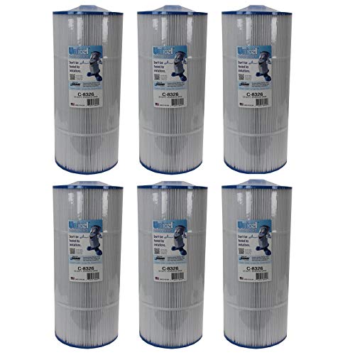 Unicel Pool Replacement Cartridge Filter 125 Sq Ft for Sundance Spas (6-Pack)