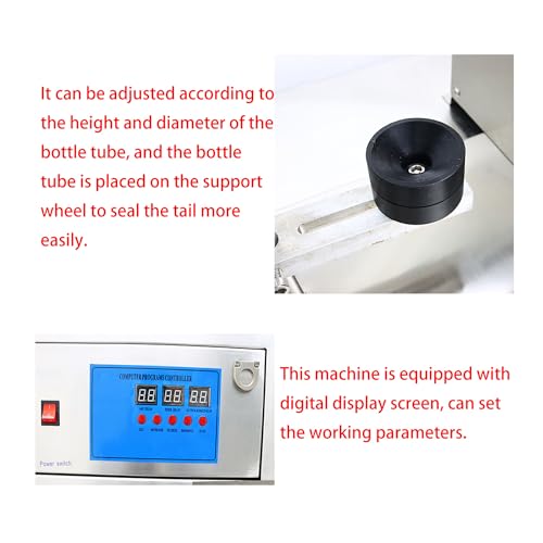 BREVELTION 220V Ultrasonic Plastic Tube Sealer 1200W