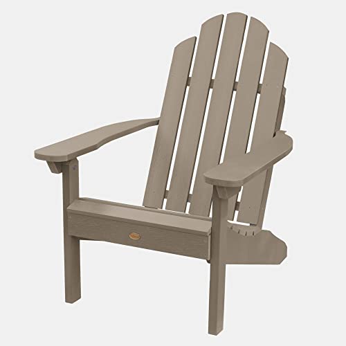 Highwood Classic Westport Adirondack 6pc Set, 4 Chairs & 2 Folding Side Tables Woodland Brown