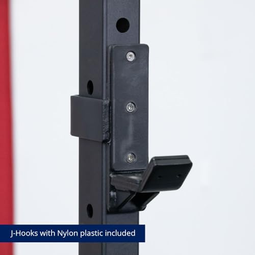 Titan Fitness T-3 Series Black Tall Power Rack 36in Depth Weight Plate Holders 1,100 LB Capacity