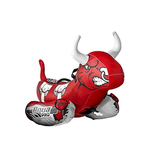 Aqua Pro APT21228 The Bull Inflatable 2 Person Towable Tube Red