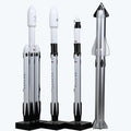 NOVSKI SpaceX Model Dragon Starship Falcon 9 Rocket Ornaments Set 4 Sets