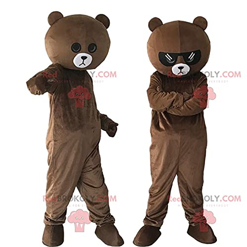 SPOTSOUND Brown Teddy Bear Costumes (Set of 2)