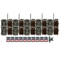 Stealth Cam 36MP Fusion Max Cellular Trail Camera Bundle with 10x Solar Power Panels and 32GB Memory Cards
