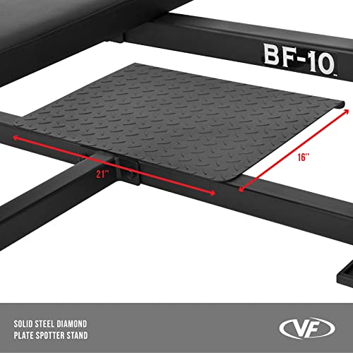 Valor Fitness Olympic Weight Bench Black