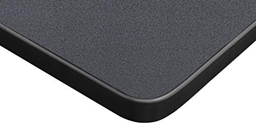 Regency Kee Height Adjustable Classroom Table Set with Two 18" Andy Chairs, Grey/Black