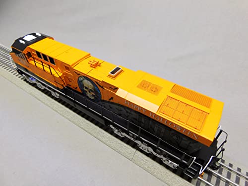 Generic MTH RailKing Halloween ES44AC Diesel Locomotive w/ProtoSound 3.0 O Gauge Orange