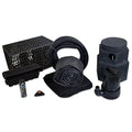 HALF OFF PONDS Pond Free Cascade Waterfall Kit with 4100 GPH Pump, EPDM Liner - Black