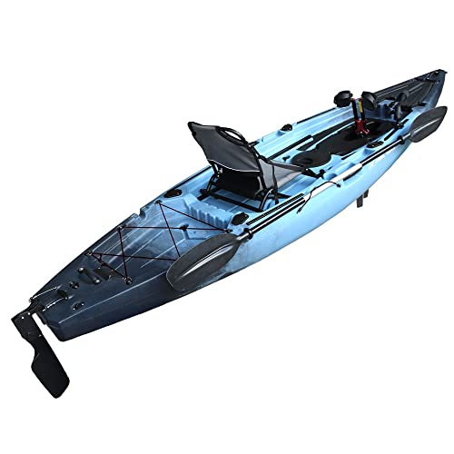 Reel Yaks Pedal Fin Drive Fishing Kayak Iceberg Charcoal