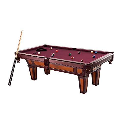 Fat Cat by GLD PRODUCTS Reno 7.5' Pool Table with Dark Cherry Finish, Red Cloth