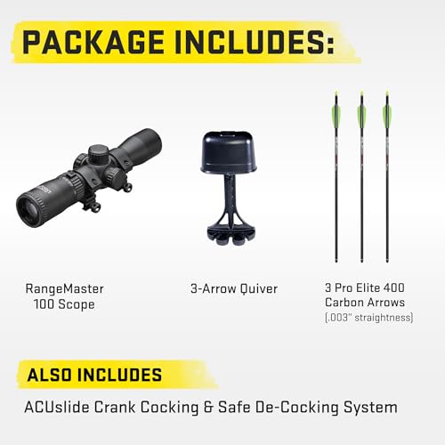 TenPoint Turbo X Crossbow Moss Green 415 FPS with 100-Yard RangeMaster Scope and ACUslide System