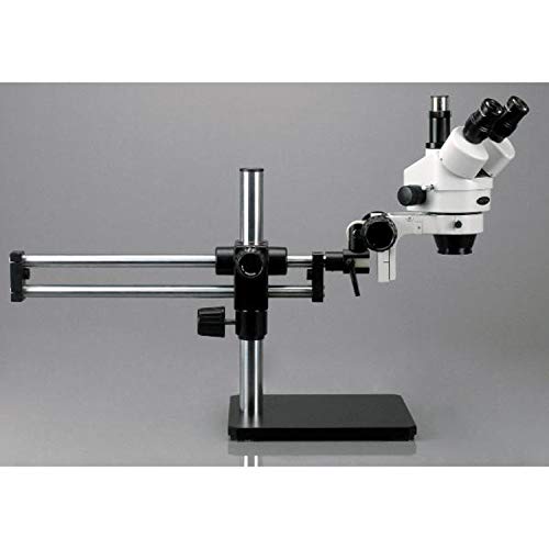 AmScope Professional Trinocular Stereo Zoom Microscope 3.5X-180X Clear