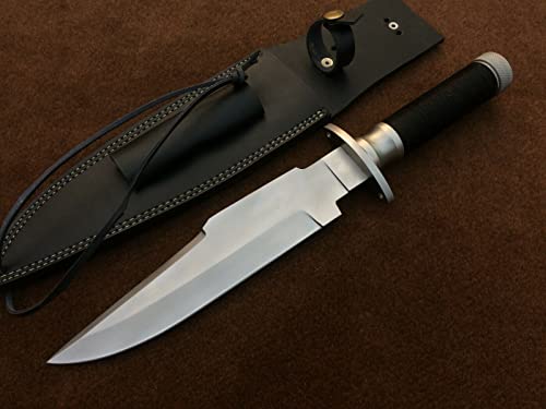 SUFI Custom Handmade 5160 Spring Steel Predator MCS Replica Bowie Tactical Knife Grey