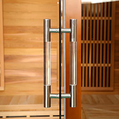 Blue Wave Radiant Saunas BSA1315 Cedar Elite 3-4 Person Infrared Sauna Wood