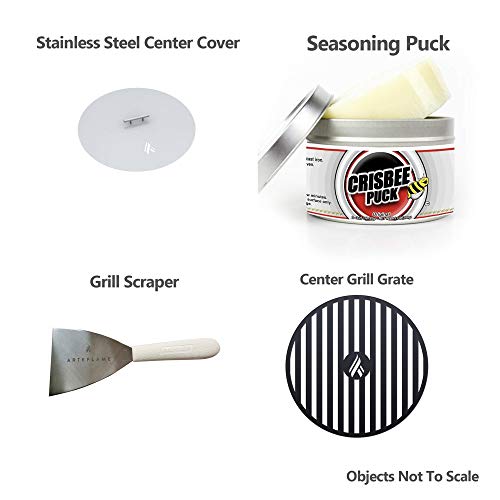 ARTEFLAME 40" Grill High Round Base with 5 Accessories